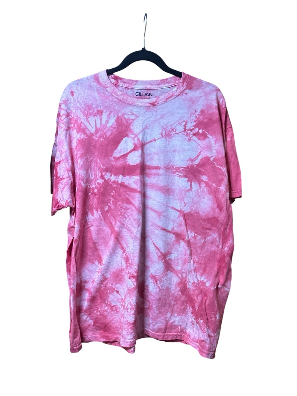 Gildan Red Tie-Dye Short Sleeve Tee
